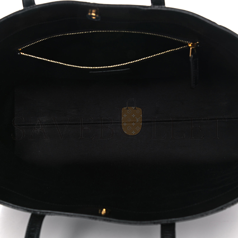 Y*L east west shopping tote quilted crinkled glossed-leather 394195939309 (38*28*13cm)